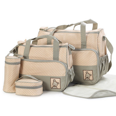 Multi-functional 5pcs Mommy Bag Set